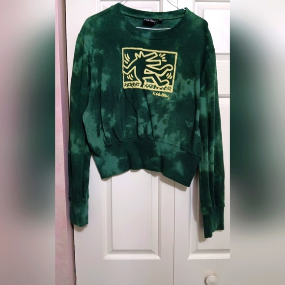 Keith Haring Barkung Dog Graphic Womens Sweatshirt XXL - Picture 1 of 5